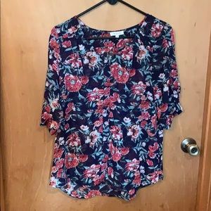 Skies are blue blouse